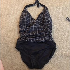 Lands End one piece swimsuit, size 12